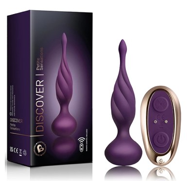 Plug analny wibrujący - Rocks-Off Petite Sensations Discover Purple